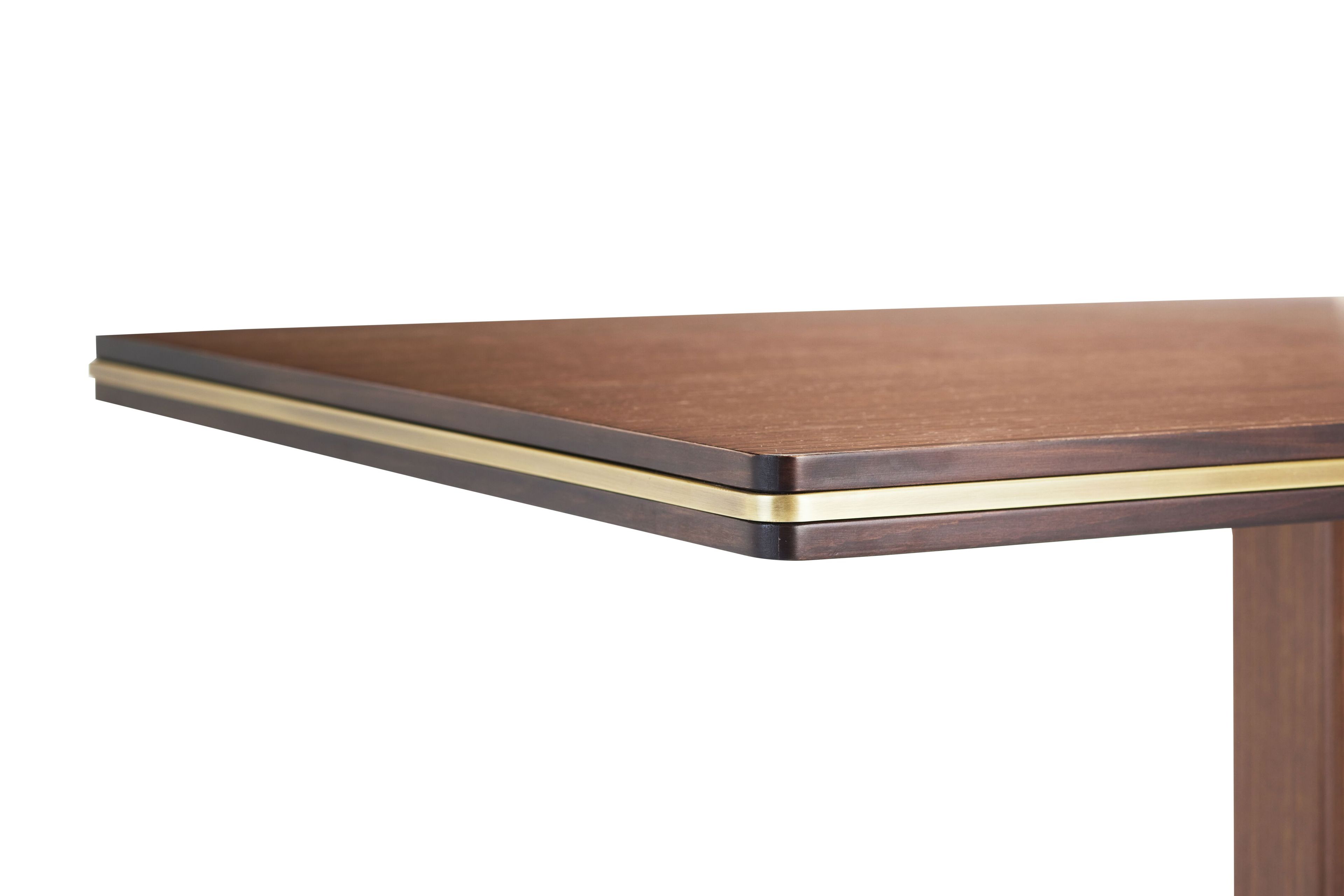 Деревянный прямоугольный стол Papell Design гостиница ARCH-00101980 - Вид №1