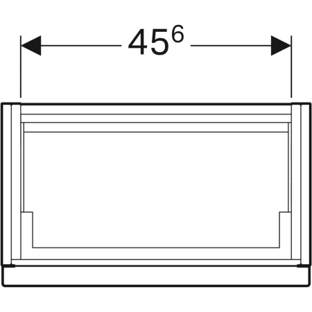 840054000 Шкафчик для раковины Geberit iCon, с одним выдвижным ящиком Geberit  - Вид №2