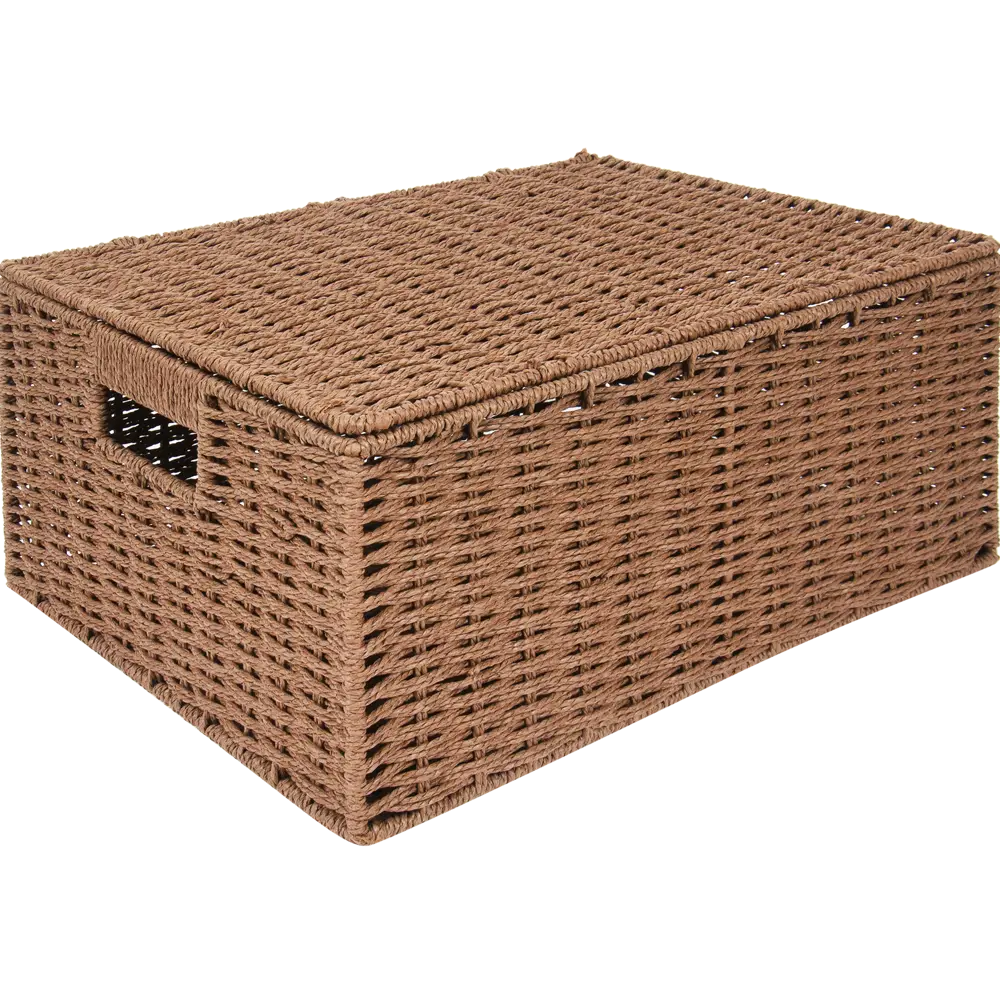 Корзина для хранения 38x18x28 см бумажный шпагат цвет коричневый 82280882 STLM-2205109 Santreyd - Вид №1