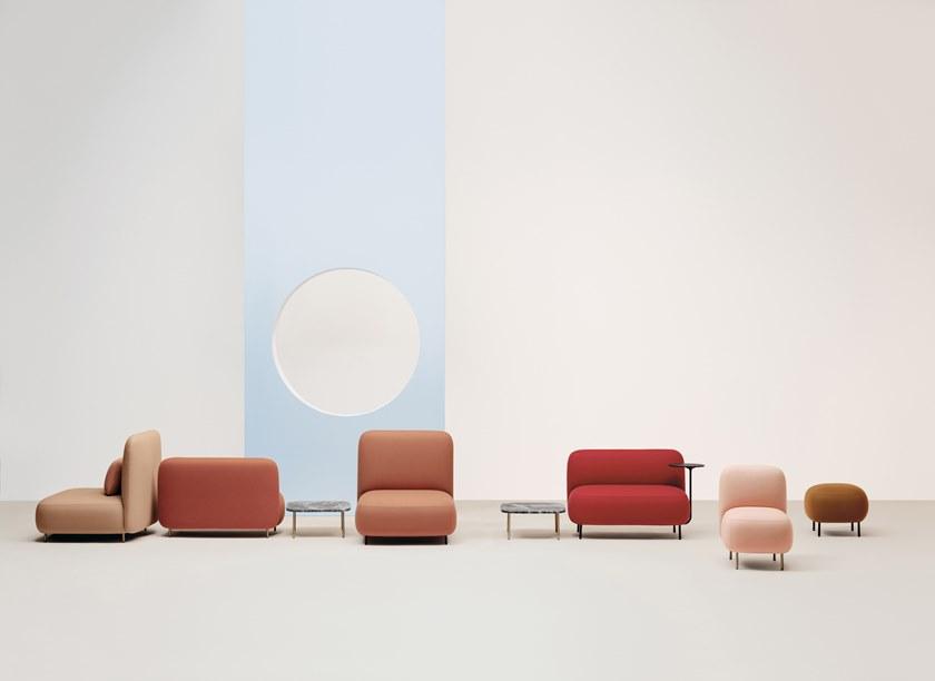 Pedrali Барный диван из мягкой ткани Buddy 214s - Вид №4