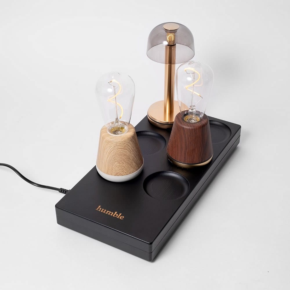 Алюминиевая и стеклянная настольная лампа с диммером Humble Two ARCH-00072894 - Вид №18