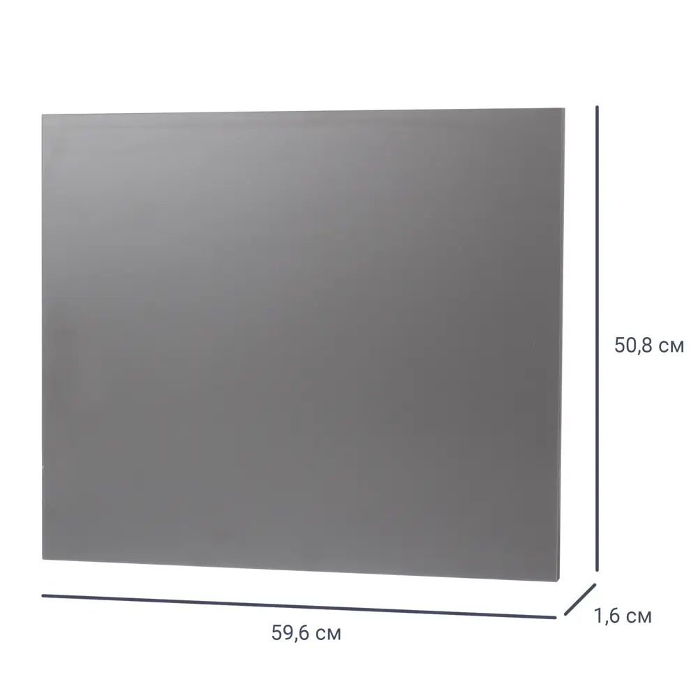 Дверь для шкафа Лион 50.8x59.6x1.6 см ЛДСП цвет графит 81965218 STLM-2097118 Santreyd 