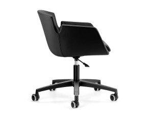 Офисное кресло с регулируемой высотой и кожаными колесами с 5 спицами