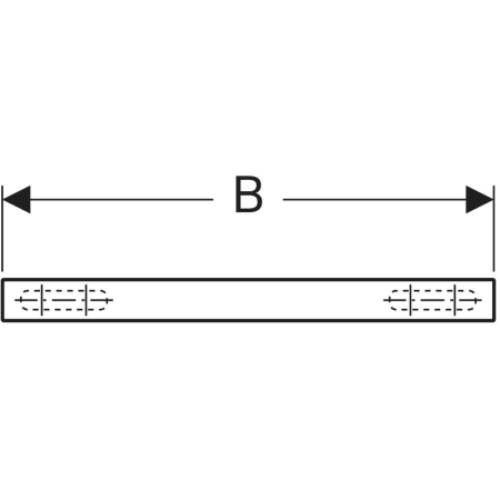840962000 Настенная полка Geberit iCon Geberit  - Вид №3