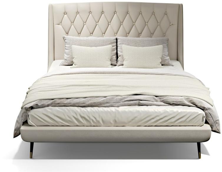 Capital Collection Двуспальная кровать из ткани с тафтинговым изголовьем sun-id-1395322 - Вид №1