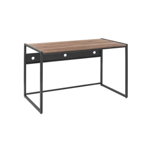 91749799 Стол письменный модульный Greenween Rimini 120x75x65 см сталь цвет черный/орех табак STLM-1431842