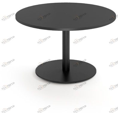 Viccarbe Низкий круглый журнальный столик из ламината Stan sun-id-1509743