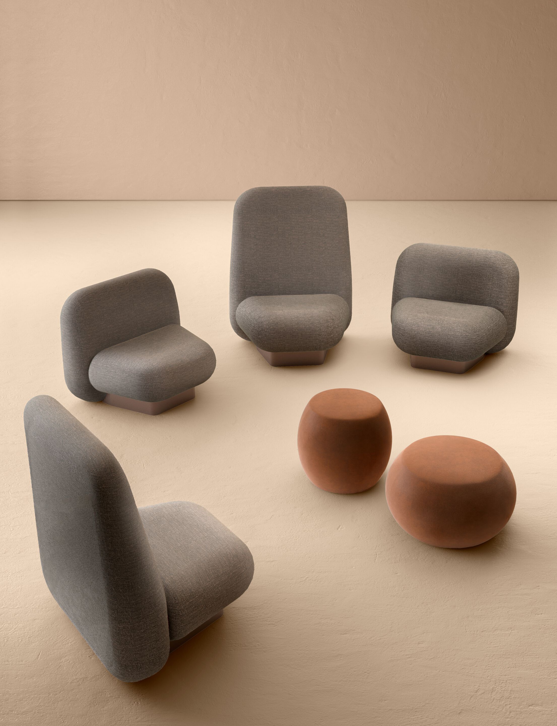 Тканевое кресло без подлокотников Quinti Sedute SEXY MEET ARCH-00045250 - Вид №6