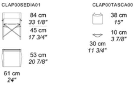i 4 Mariani Складное кожаное кресло с подлокотниками sun-id-1500390 - Вид №10