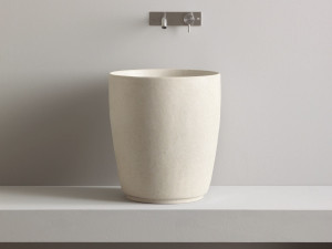 Раковина из черепицы в опоре