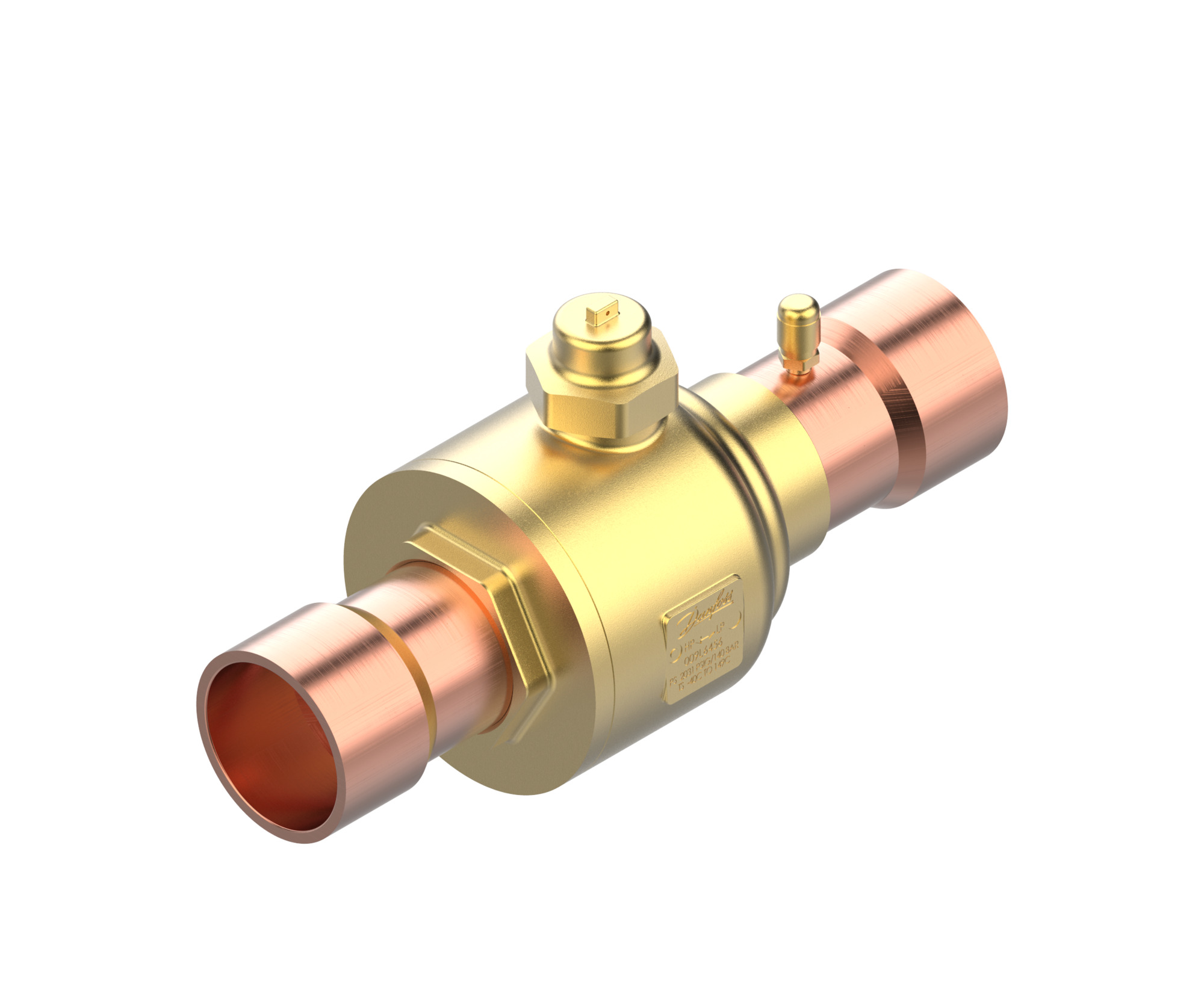 Danfoss GBCT — Запорные шаровые краны для CO2 140 бар GBCT 10s Кран шаровый 009L6582  - Вид №13