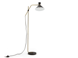 Регулируемая металлическая напольная лампа