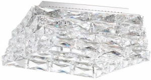 Schonbek Светодиодный потолочный светильник из нержавеющей стали и хрусталя Glissando Stw710