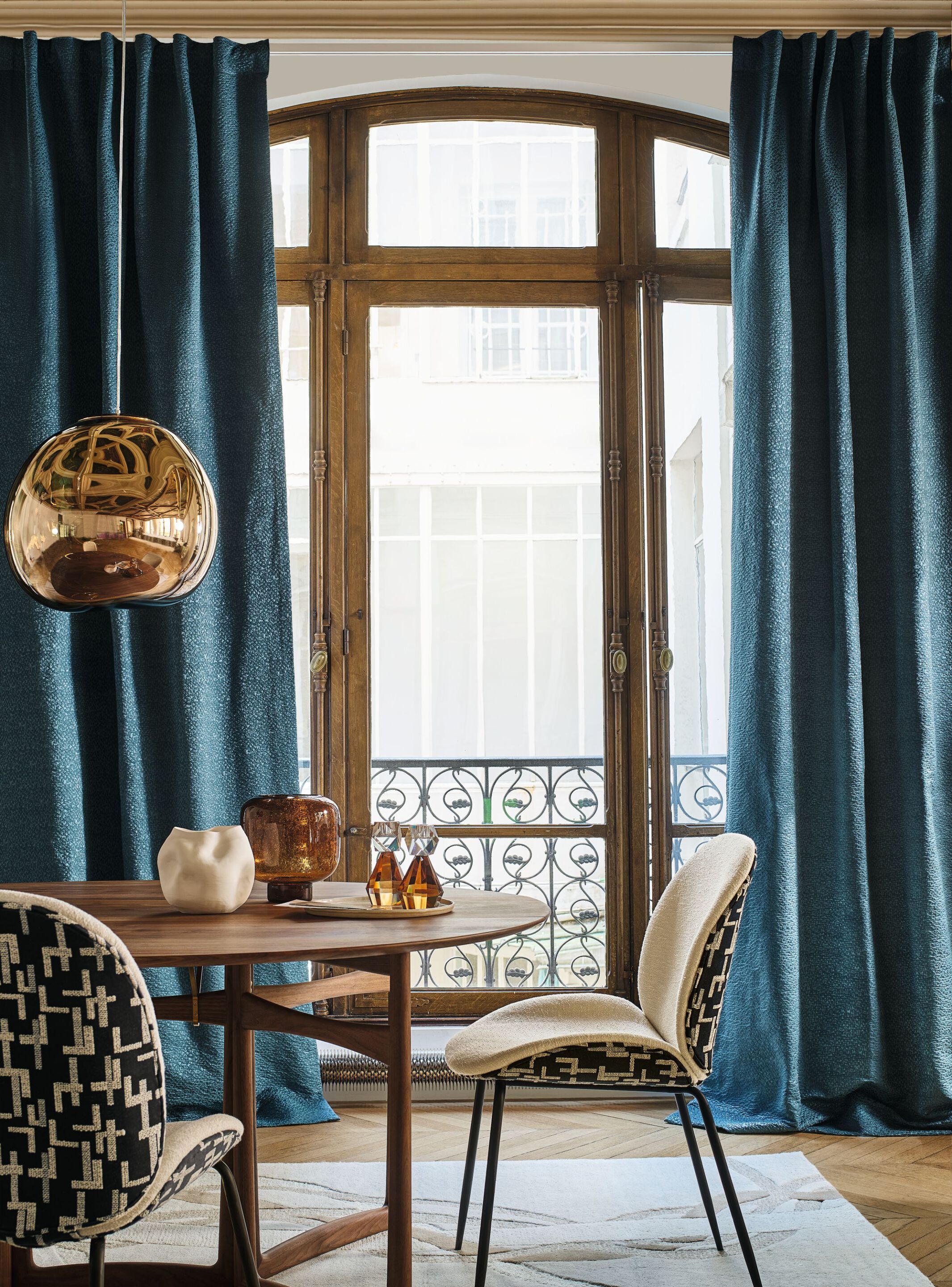 Однотонная ткань букле Casamance Regard ARCH-00096444 - Вид №1