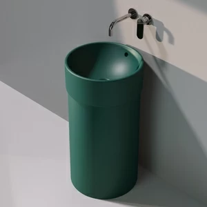 505042CCOLP5020 Напольная раковина стоящая круглая Ceramica Flaminia Twin