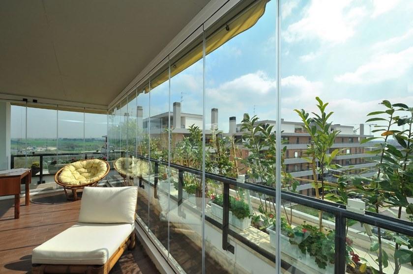 SUNROOM Складное алюминиевое окно Sistemi tuttovetro sun-id-1384371 - Вид №2