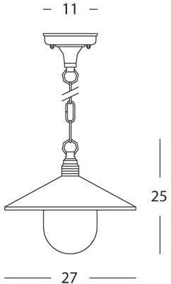 SOVIL Подвесной светильник для улицы из алюминия и стекла Spectre 159/02 - 159/36  - Вид №2