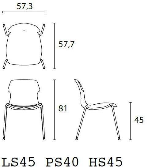 Casamania & Horm Штабелируемый стул из полипропилена Stereo sun-id-1443345 - Вид №10