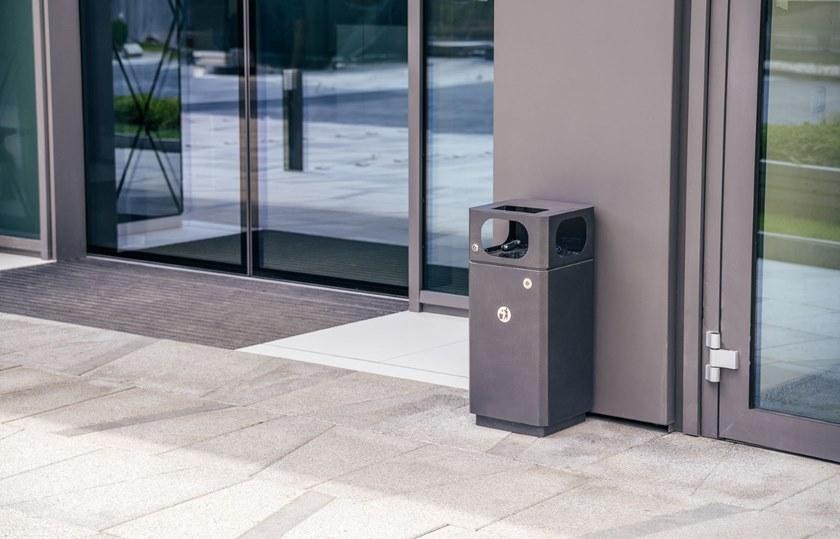 ENCHO ENCHEV - ETE Урна для мусора металлическая с крышкой для улицы sun-id-1405098 - Вид №6