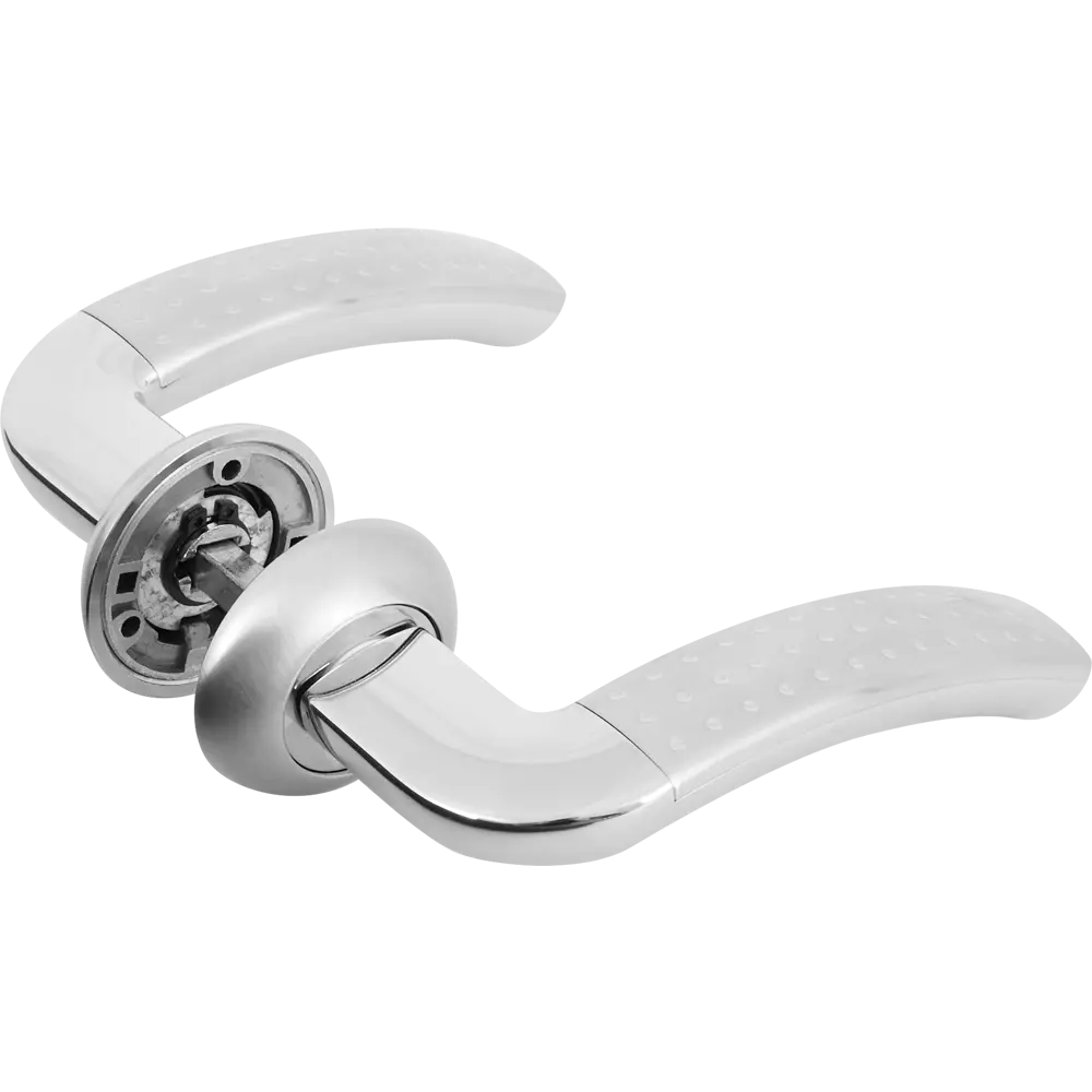 Дверные ручки LD-26 без запирания цвет матовый хром 85612395 STLM-2000898 Santreyd 