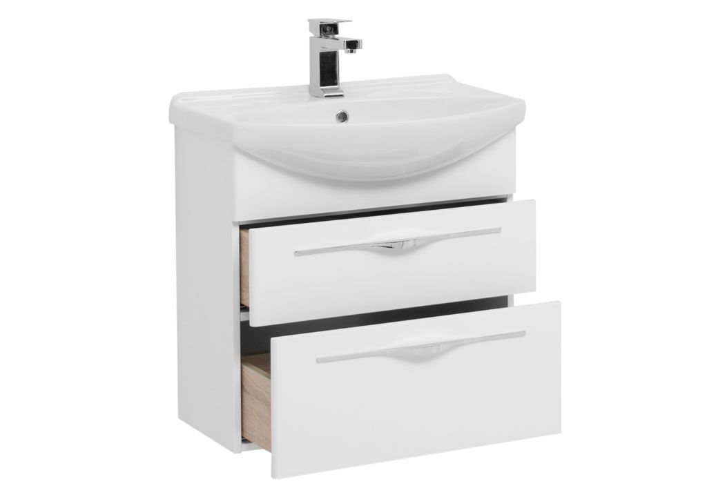 Тумба с раковиной Aquanet Ирвин 65 белый 0020396900177677 - Вид №1
