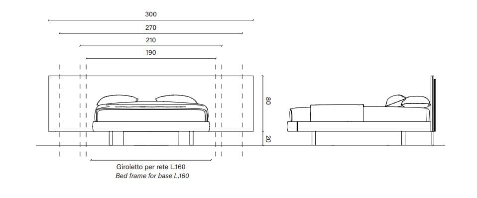 Двуспальная кровать из массива дерева Devina Nais ZEN ARCH-00030643 - Вид №11