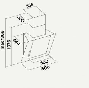 Falmec Настенная вытяжка из нержавеющей стали с активированным углем Silence - nrs sun-id-1432593 - Вид №3
