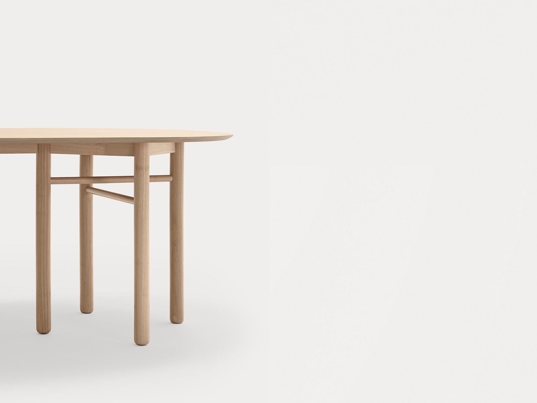 Овальный стол из шпона и каучукового дерева TEULAT Junco ARCH-00145942 - Вид №2