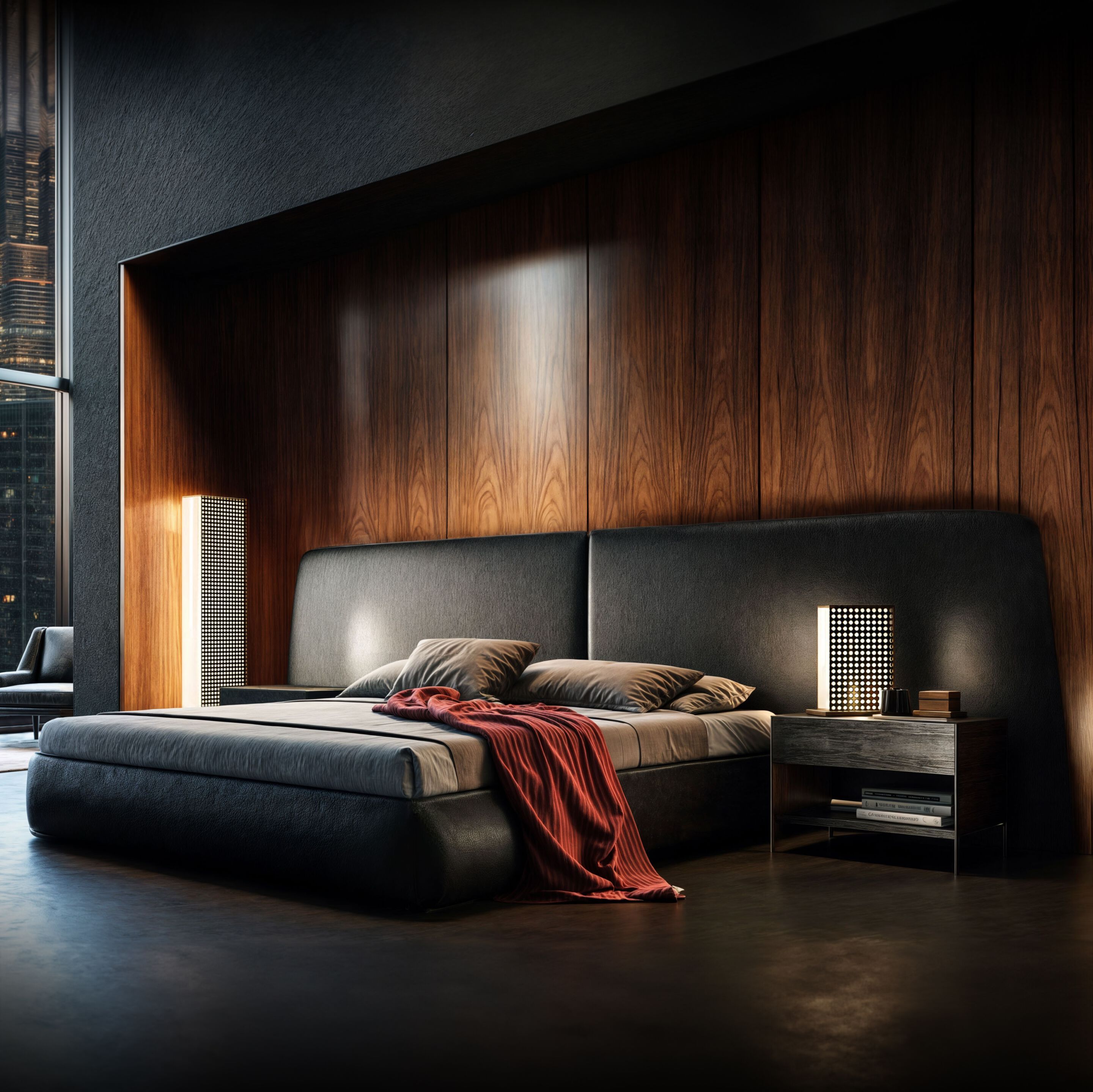 Деревянная прямоугольная тумбочка Wayne Enterprises Home Collection WE-108 ARCH-00028207 - Вид №1