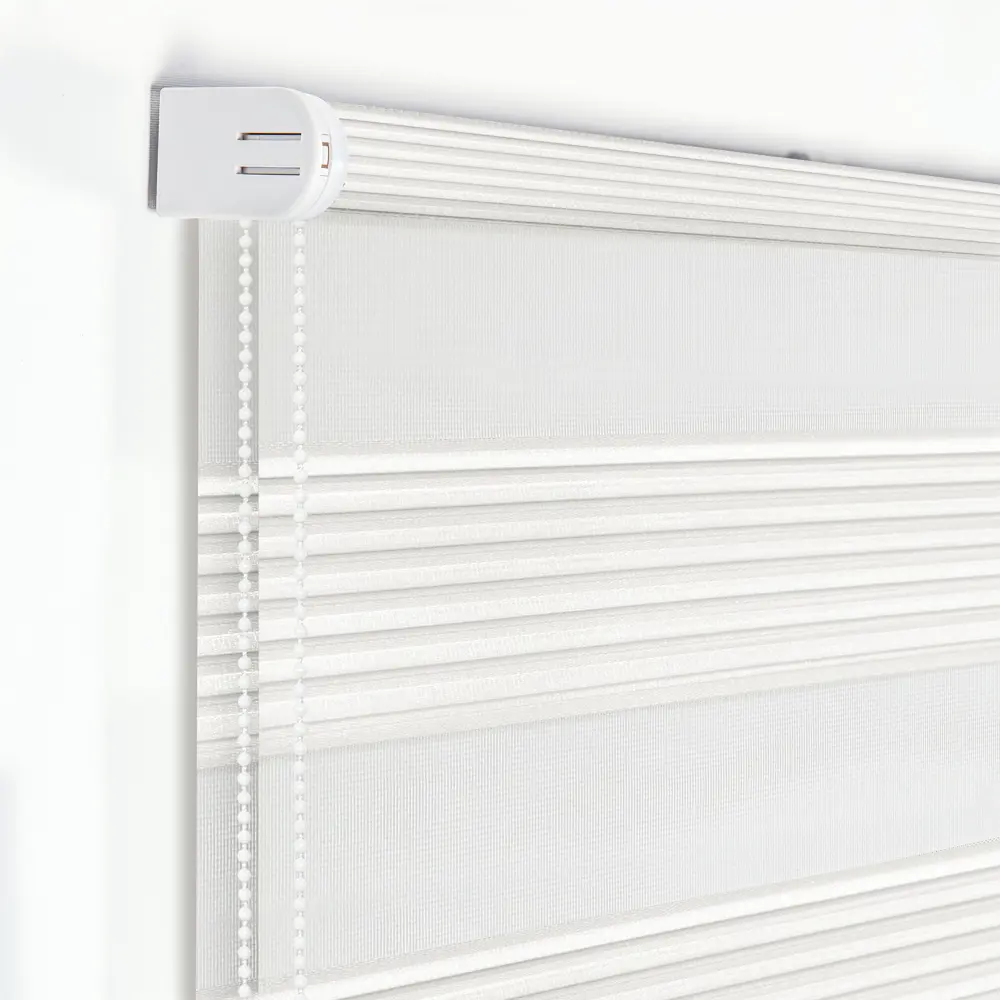 Штора рулонная день-ночь Palermo 150x250 см белая MIAMOZA Д/н Palermo STLM-2121328 - Вид №1