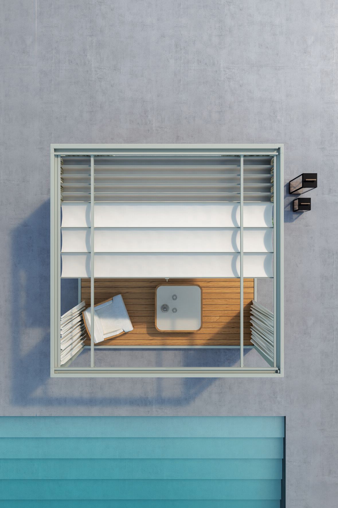 Самонесущая беседка с электроприводом Ethimo Eivissa ARCH-00061946 - Вид №1