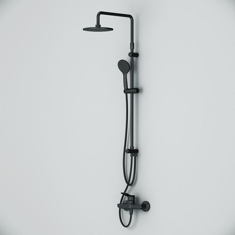 F42885A24 набор 2в1: см-ль д/душа верхний душ d 220 мм ручн.душ 110 мм 1 ф-ция душевая шт AM.PM X-Joy  - Вид №5