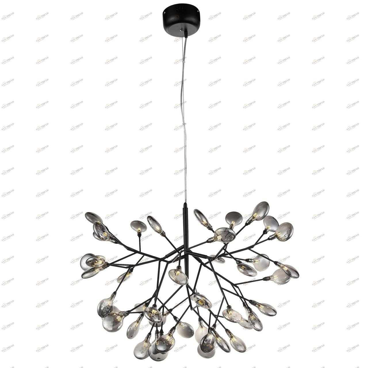 Подвесная люстра ST Luce Riccardo SL411.413.45 ST LUCE ДИЗАЙНЕРСКИЕ, RICCARDO 328596 Хром;прозрачный 