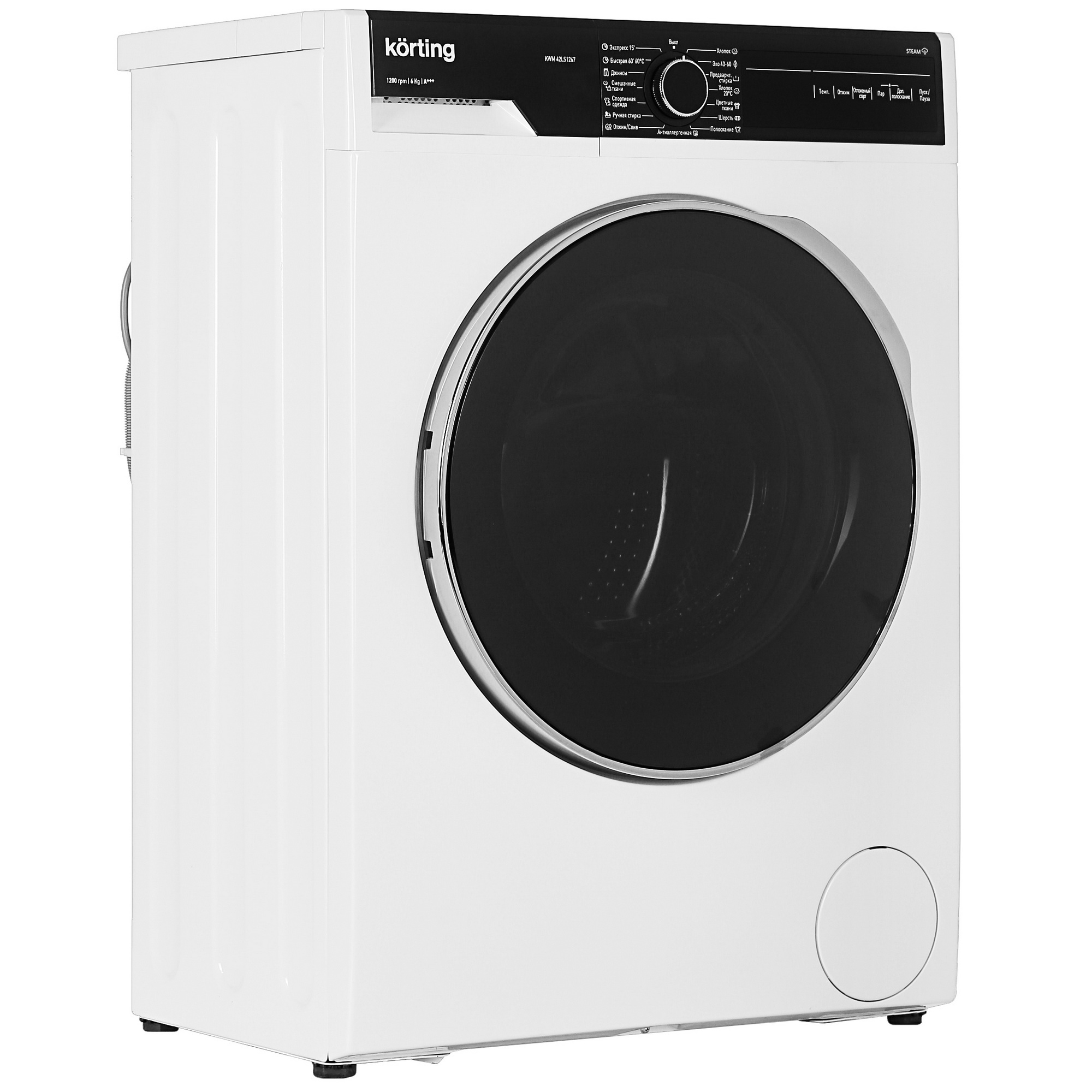 5355540 Стиральная машина Korting KWM 42LS1267 белый STDN-0122699 - Вид №1