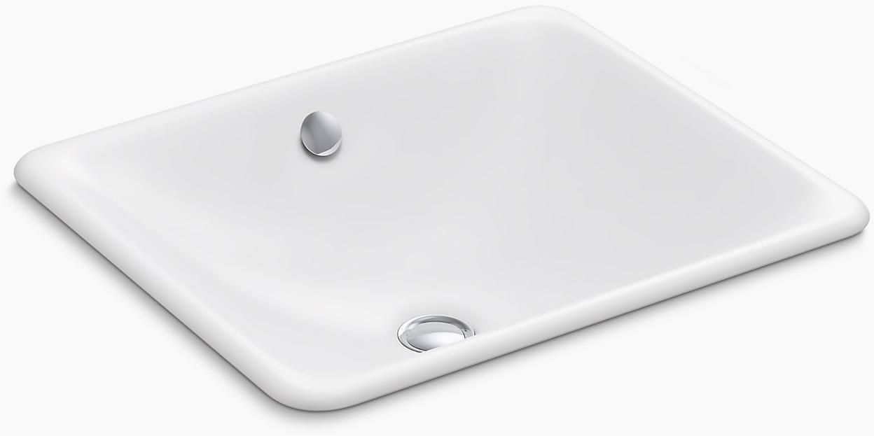 KOHLER Iron Plains Встраиваемая / устанавливаемая под столешницу раковина для ванной комнаты K-5400-K4  - Вид №3