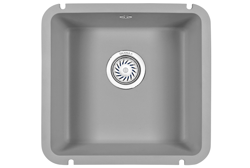 3801, АЛЮМИНИУМ, кухонная мойка, кварц GRANULA 3801-ST84 - Вид №1