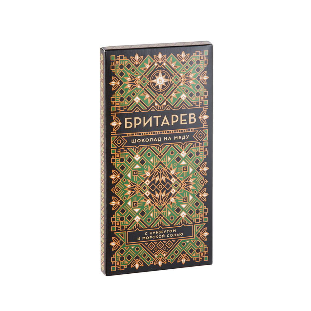 Шоколад на меду БРИТАРЕВ с кунжутом и солью Santreyd 2625