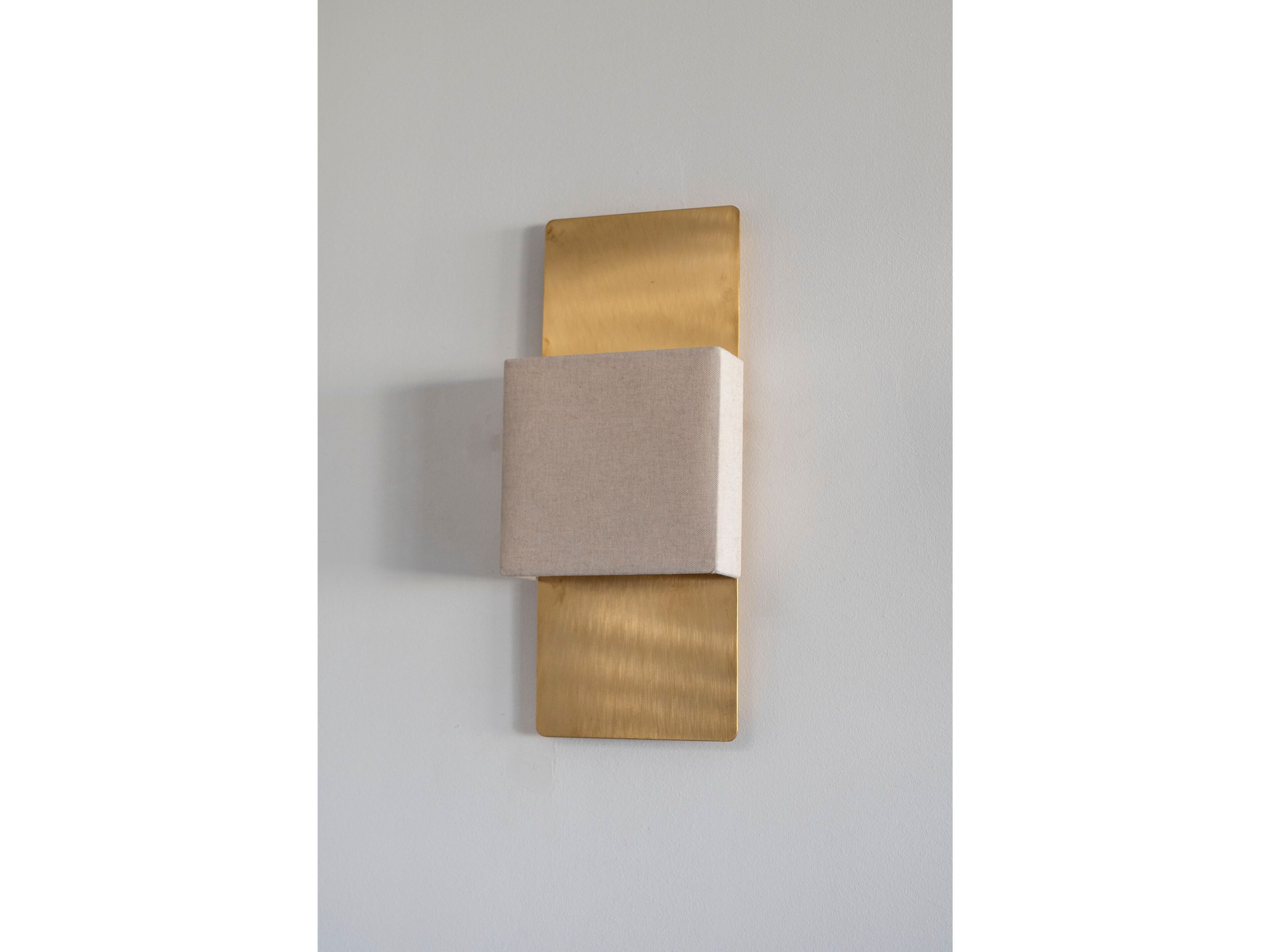 Светодиодный настенный светильник из латуни и ткани 247LAB RB ARCH-00064264 - Вид №4