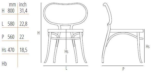 Wiener GTV Design Гнутый стул из бука со спинкой из соломы sun-id-1414631 - Вид №8