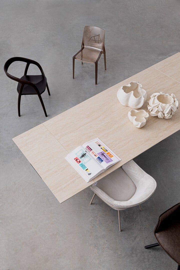 Прямоугольный выдвижной стол из керамогранита BIZZOTTO Maikki ARCH-00128333 - Вид №6