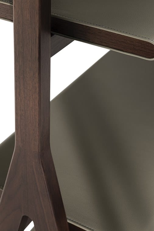 Деревянный самонесущий двухсторонний книжный шкаф Poltrona Frau коллекция-мебель и аксессуары ARCH-00033344 - Вид №11