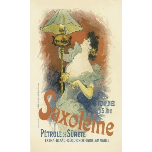 90546942 Постер Простопостер "Рекламный плакат - масло для ламп saxoleine" 90x60 см в подарочном тубусе без рамы STLM-0834806