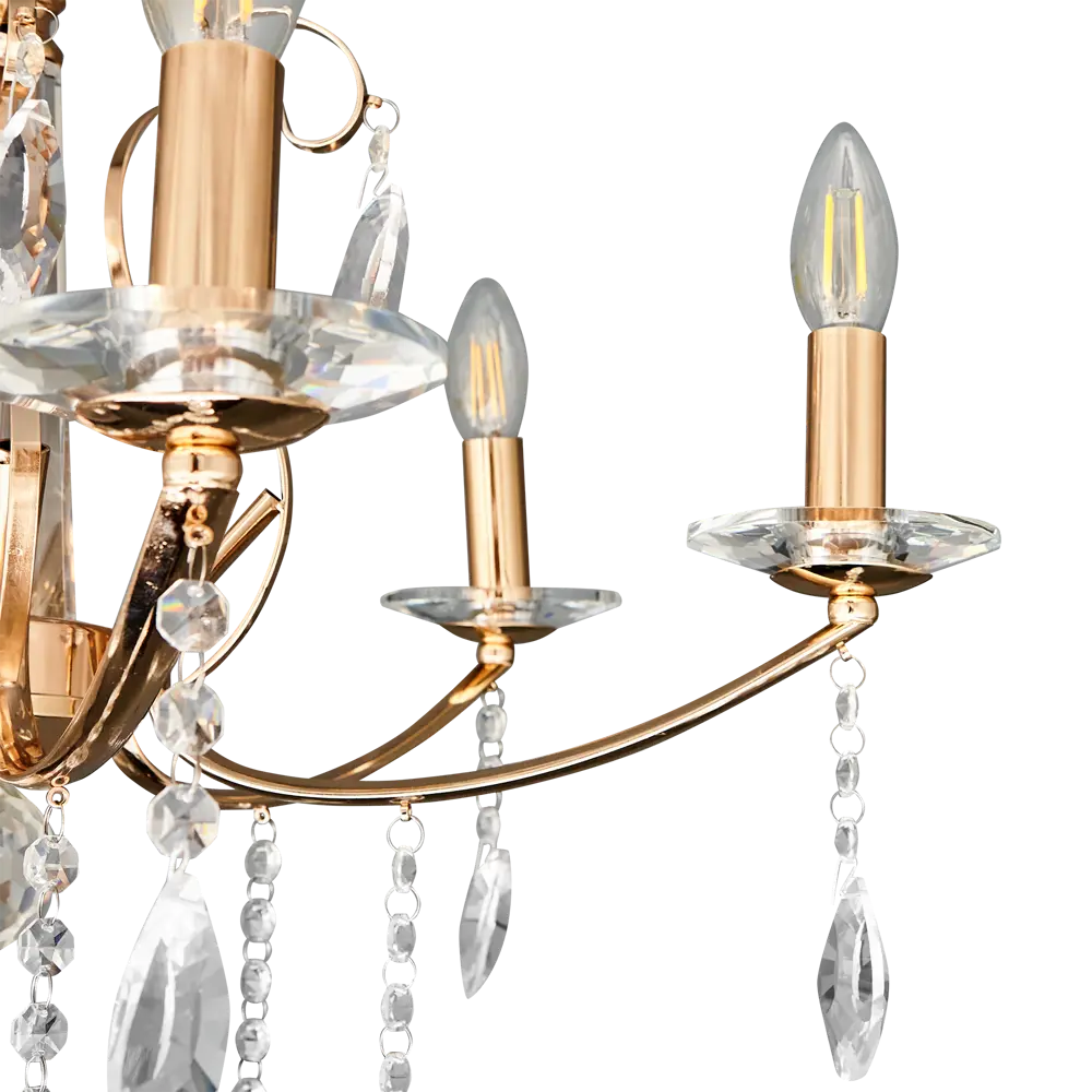 Люстра потолочная De City Свеча 6 ламп 12 м² E14 220 V STLM-2119785 - Вид №6