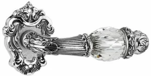 Bronces Mestre Хромированная ручка с кристаллами swarovski® на розе Treasure