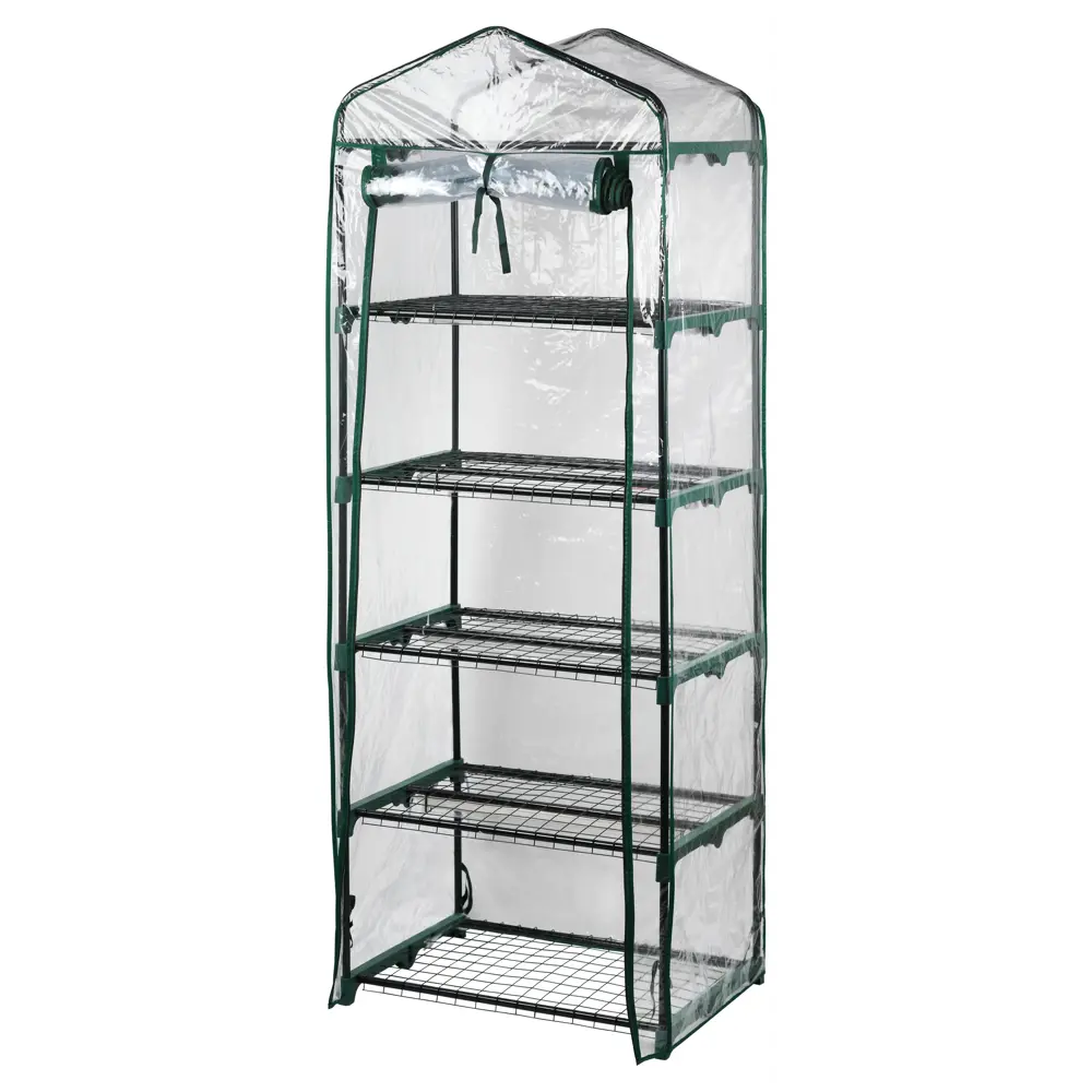 Теплица со светом Fito-House-5 CO 5 ярусов 49x69x193 см Santreyd STLM-2049293