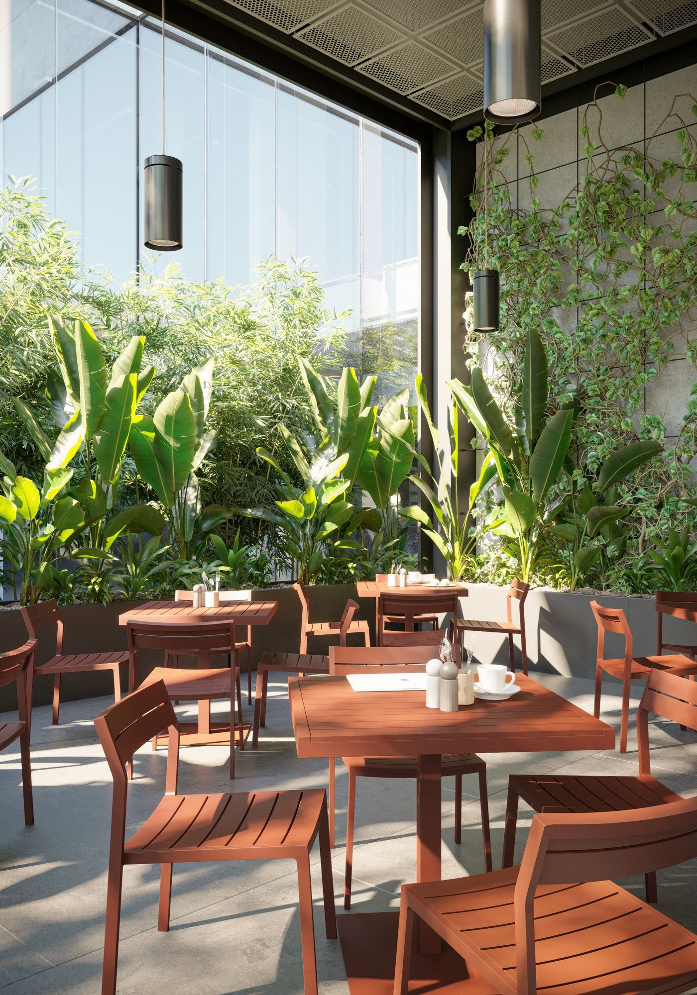 Алюминиевый стул с порошковым покрытием Case Eos ARCH-00109535 - Вид №17