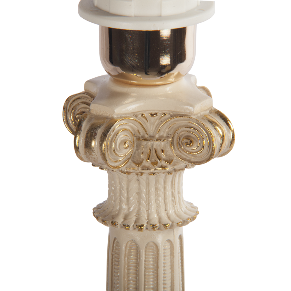 32022,34013 Настольная лампа Испанская Колонна Айвори Антиквайт BOGACHO 4627138210987, 4627179657611 - Вид №3
