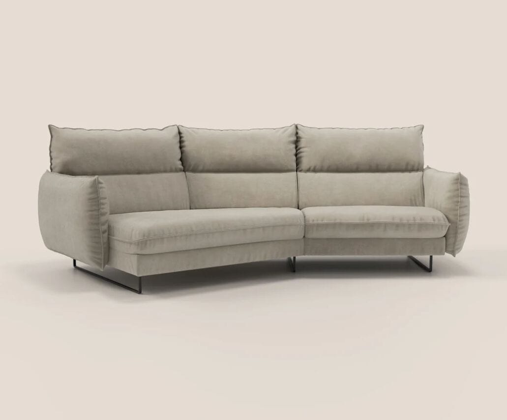 Тканевый угловой диван с электроприводом Divani.Store MONAMOUR ARCH-00095684 - Вид №9