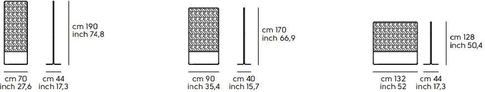 Midj Кожаная ширма и окрашенная металлическая конструкция sun-id-1436652 - Вид №3