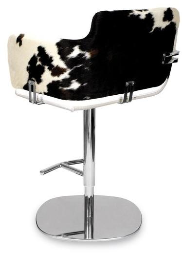 Italy Dream Design Регулируемый по высоте кожаный табурет в современном стиле с подлокотниками и подставкой для ног sun-id-1401170 - Вид №1